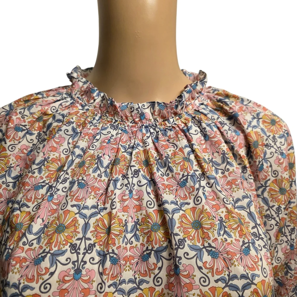 J. Crew Floral Print Women's Blouse Size S Nwt